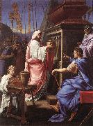 Eustache Le Sueur Caligula Depositing the Ashes of his Mother and Brother in the Tomb of his Ancestors China oil painting reproduction